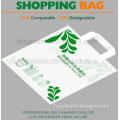 biodegradable shopping plastic bag, Biodegradable Plastic Merchandise Bags, handle plastic corn starch based biodegradable bag